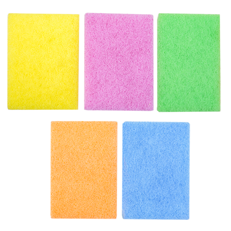 Set 5 Bureti de vase din spuma in 5 culori vesele 10 x 7 x 3 cm