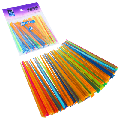 Furculite multicolor pentru fructe
