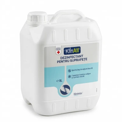 Dezinfectant rapid pentru suprafete pe baza de alcool 5 litri KlinAll Klintensiv