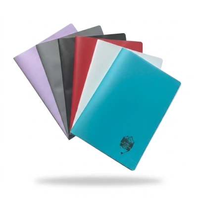 Set 6 caiete cu coperta din plastic A4 3 dictando si 3 matematica 60 file Adison