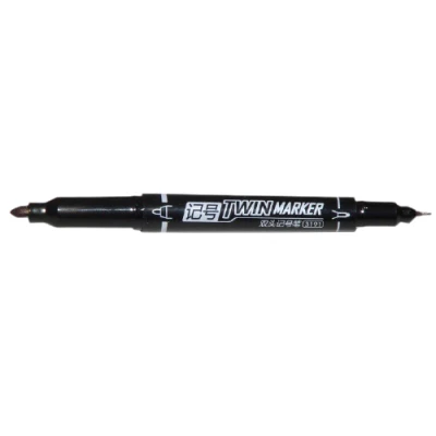 Marker cd cu 2 capete negru Aihao