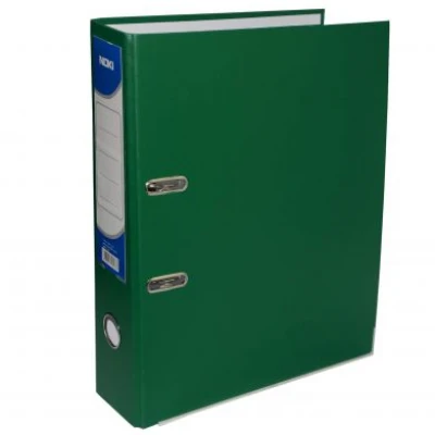 Biblioraft plastic 75 mm verde Noki