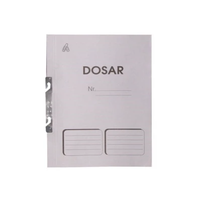 Dosar carton alb pentru incopciat, coperta 1/1