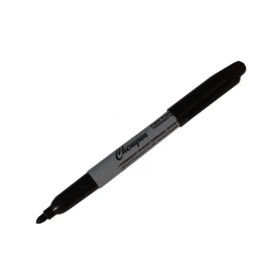 Marker permanent negru cu varf rotund