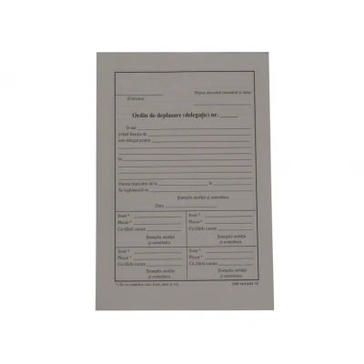 Ordin deplasare A5 100 file