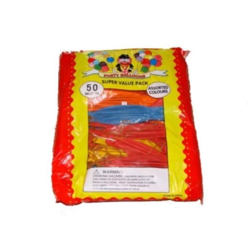 Baloane Mari cu Elastic 50 buc