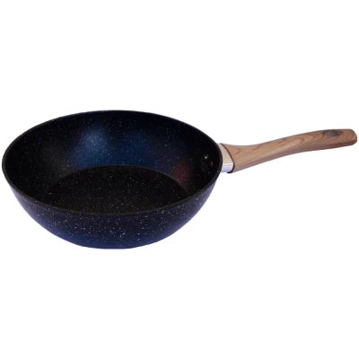 Tigaie antiaderenta 24 cm aluminiu marmorata 7.5 cm, Synmore
