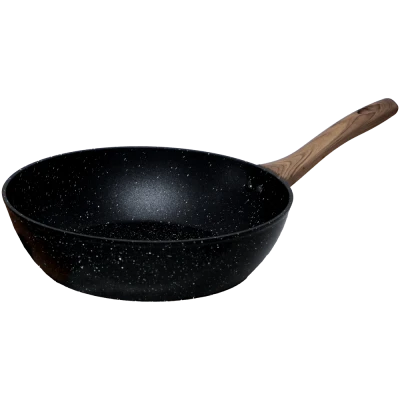 Tigaie antiaderenta 28 cm aluminiu marmorata 7.5 cm, Synmore