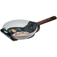 Tigaie granit 24 cm antiaderenta crem fara capac Synmore