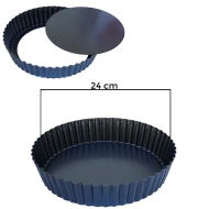 Forma tarta rotunda antiaderenta cu baza detasabila 24 cm Adison