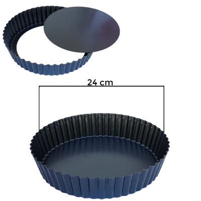 Forma tarta rotunda antiaderenta cu baza detasabila 24 cm Adison