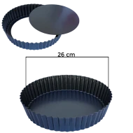 Forma tarta rotunda antiaderenta cu baza detasabila 26 cm Adison