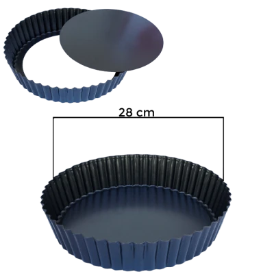 Forma tarta rotunda antiaderenta cu baza detasabila 28 cm Adison