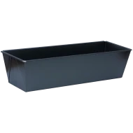 Tava cozonac 30 x 10.5 cm dreptunghiulara neagra