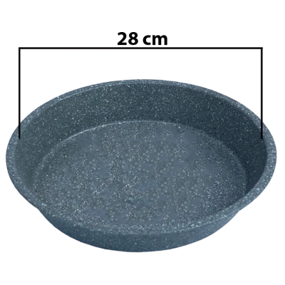 Tava pentru copt rotunda antiaderenta marmorata 28 cm Adison