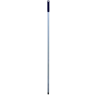 Coada metal cu filet, maner albastru 145.5 cm