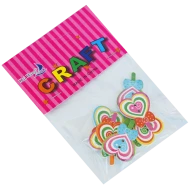 Accesorii pentru craft - sweety in diverse culori, 8 buc*12 pungute/set