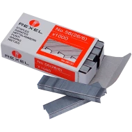 Capse metalice 26/6 Rexel No. 56, 1000 bucati, pentru hartie