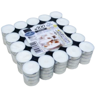 Lumânări pastilă neparfumate, 100 buc/pac, timp de ardere 4 ore
