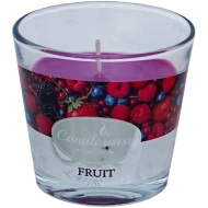 Lumanare parfumata fructe 26 ore in pahar sticla Candlesense