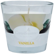 Lumanare parfumata vanilie 26 ore in pahar sticla Candlesense
