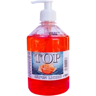 Sapun lichid pentru igienizarea mainilor, Top, cu pompita, diverse arome florale, 500 ml