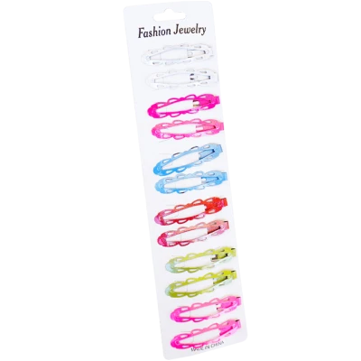 Set 12 clame par model pentru fetite