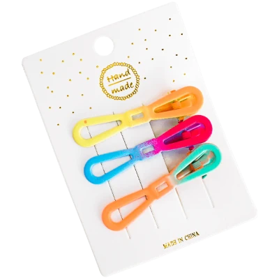 Set 12 clame par tip funda pentru fetite