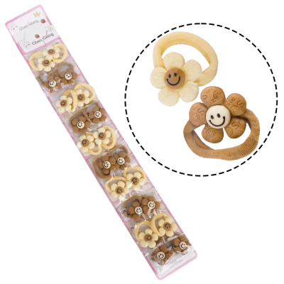 Set 20 elastice par model tip floricele
