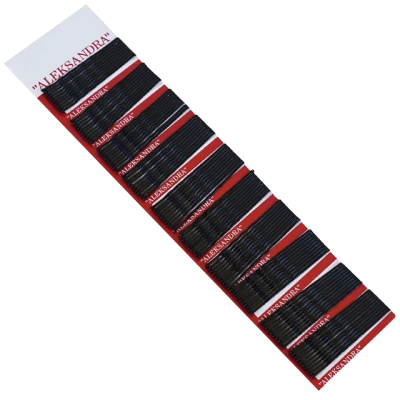 Set agrafe de par, 100 de bucati, metal, negre, 5.7 CM - Ideale pentru orice tip de par
