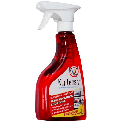 Soluție de curățare electrocasnice bucătărie Klintensiv 500 ml