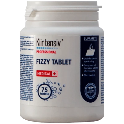 Cloramina tablete Klintensiv Fizzy Tablet 75 buc