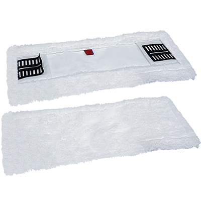 Rezerva mop plat microfibra alb cu aripi