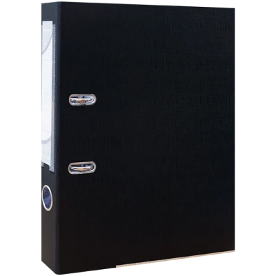 Biblioraft plastifiat 55 mm Okerman negru
