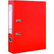 Biblioraft plastifiat 55 mm Okerman rosu