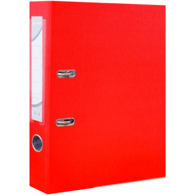 Biblioraft plastifiat 55 mm Okerman rosu