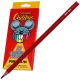 Creioane colorate 12 buc preascutite Premium, Soricelul Chitibus