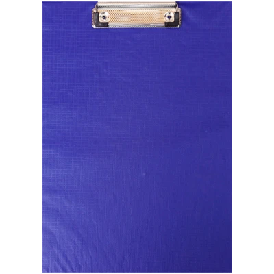 Clipboard A4 plastic albastru suport documente cu clema metalica Adison