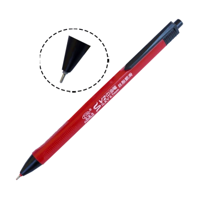Pix rosu cu mecanism 0.7 MM, Silky