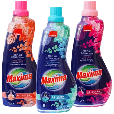 Pachet 3 x Balsam rufe Sano Maxima 1L ultra concentrat 40 spalari