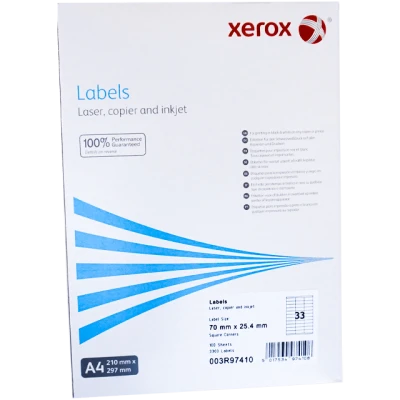 Etichete albe autocolante A4, 33 bucăți/coala, xerox