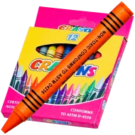 Creioane cerate 12 culori pentru copii non toxic Adison