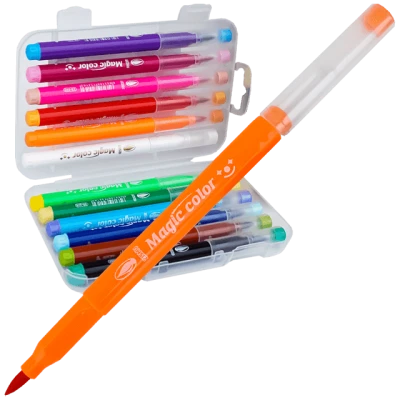 Set 12 carioci magice colorate cu schimbare de culoare, Adison