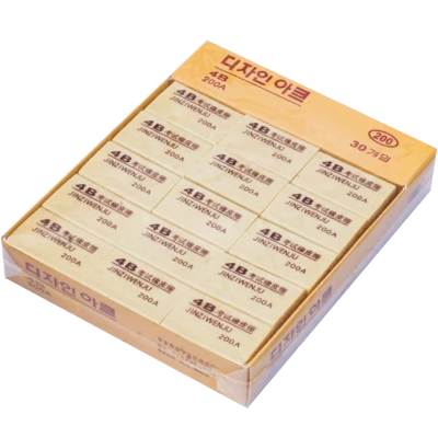 Radiera galbena dreptunghiulara pentru creion *30 BUC