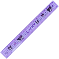 Rigla gradata din plastic, mov, cu model imprimat, 30 CM