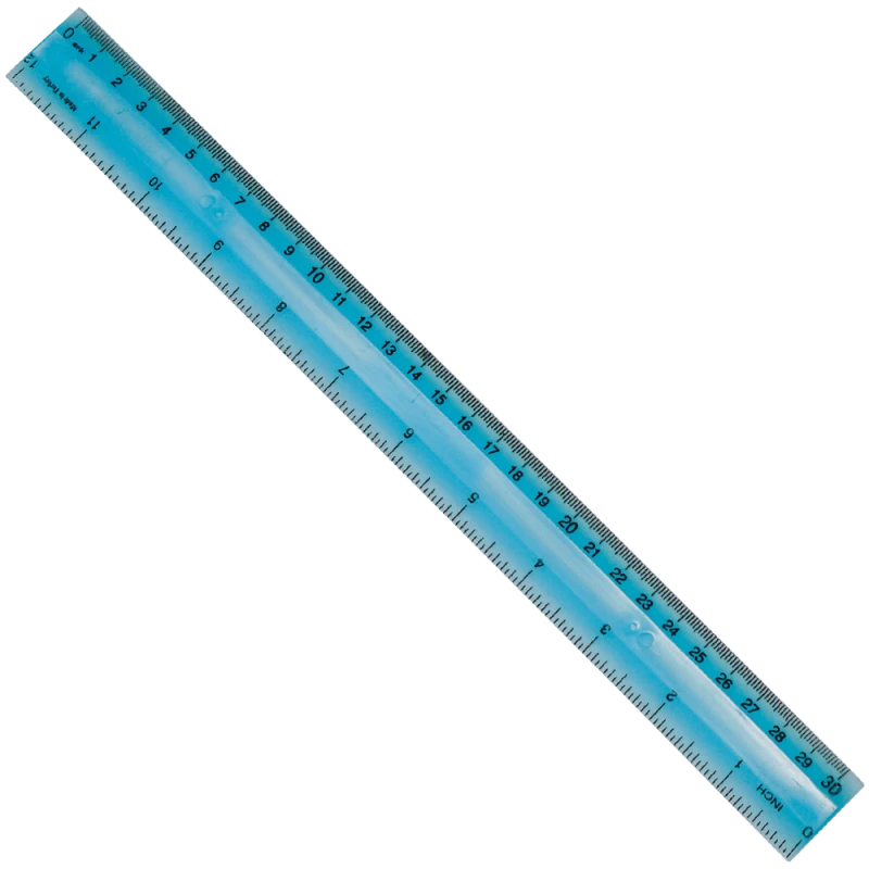 Rigla gradata flexibila din plastic, color, ARK, 30 CM