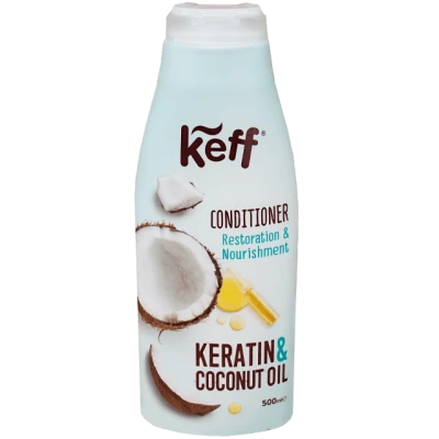 Balsam pentru păr uscat Sano Keff Coconut 500 ml 