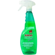 Detergent pentru curățat geamuri, cu pulverizator, Sano Clear Green Trigger, 750 ml