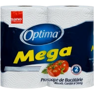 Prosop bucătărie 2 straturi Sano Optima Mega 2 role