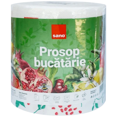 Prosop din hartie, 4 straturi, 160 foi Sano Professional 550 g 